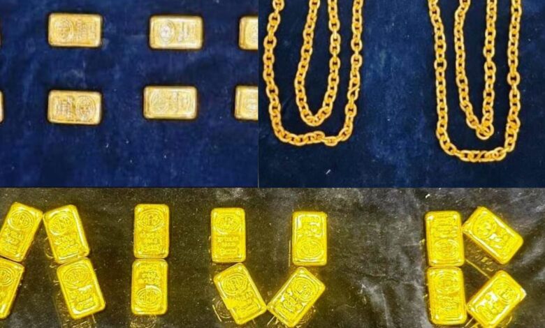 Customs officials seize gold worth Rs 3 cr at Hyderabad airport