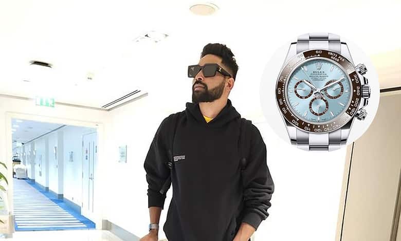 Mohammed Siraj sports a super expensive Rolex watch, check price