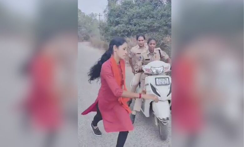 Video of Telangana police brutality on protesting student emerges online