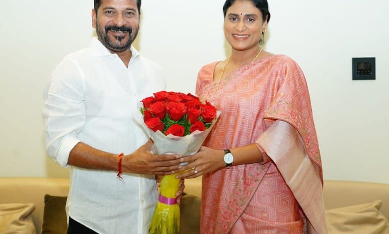 Hyderabad: Sharmila invites CM Revanth Reddy for son's wedding