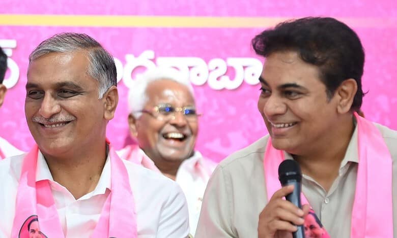 SLBC tunnel roof collapse: KTR, Harish Rao slam Telangana govt for inaction