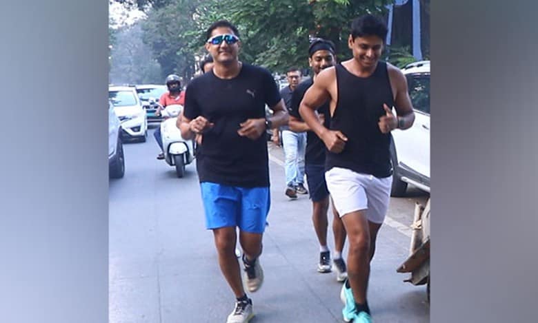 No 'ghodi or gaadi', Nupur Shikhare jogs to wedding venue to marry Ira Khan
