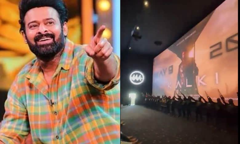 Watch: Prabhas' crew shocks moviegoers at AAA Cinemas in Hyd