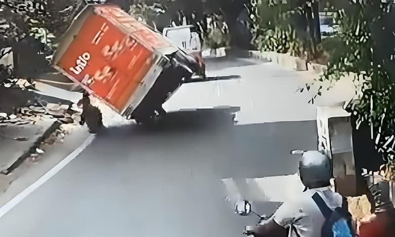 Horrific road accident caught on camera in Hyderabad; speeding car hits woman