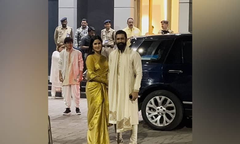 Vicky, Katrina head to Ayodhya for Ram Mandir Pran Prathistha ceremony