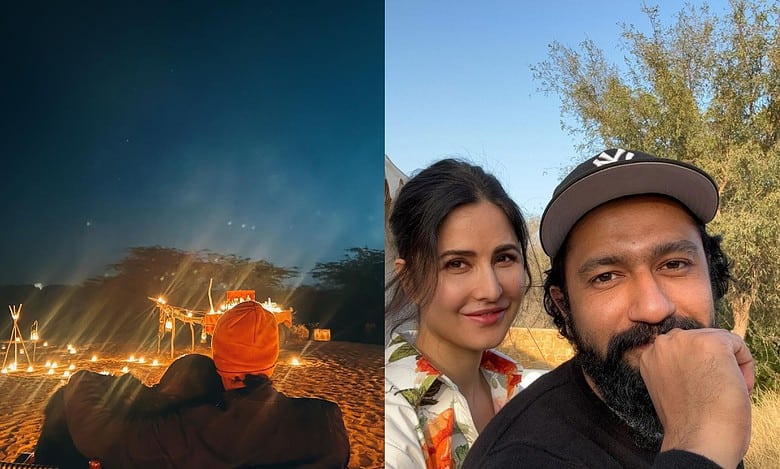 Vicky Kaushal, Katrina Kaif's New Year celebration photos
