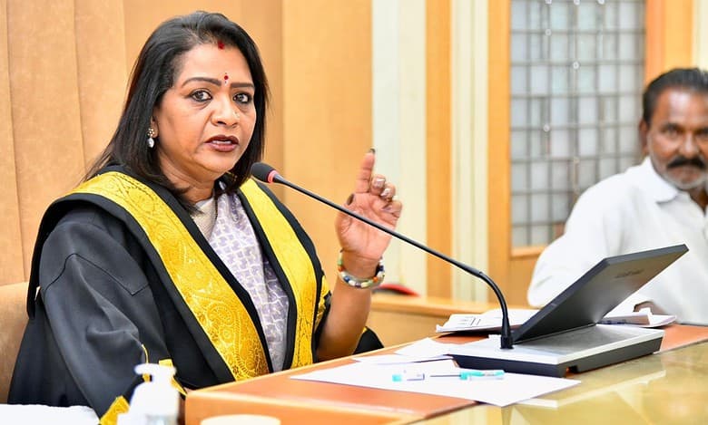 Hyderabad mayor, others booked for using DJ during Bathukamma event