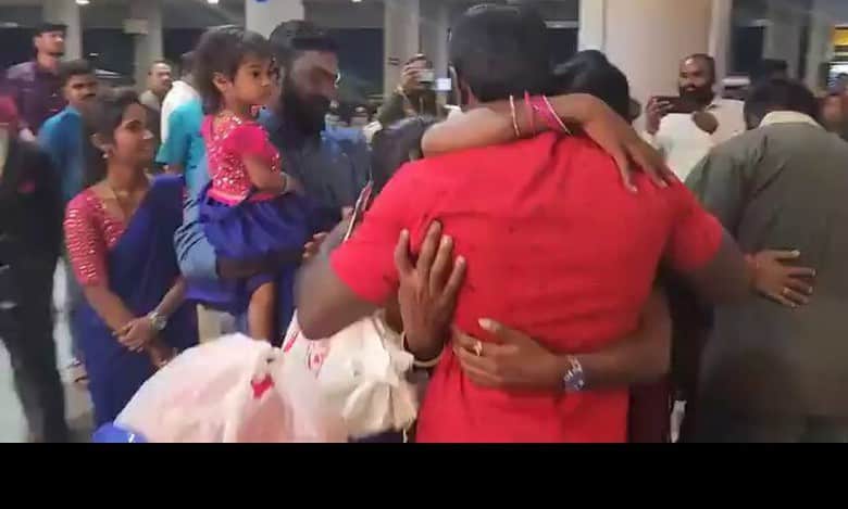 Men reunite with family at Hyderabad Airport after years in Dubai Jail