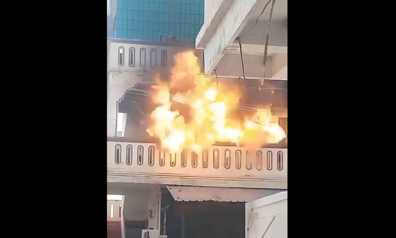 LPG cylinder blasts after house fire on Hyderabad outskirts