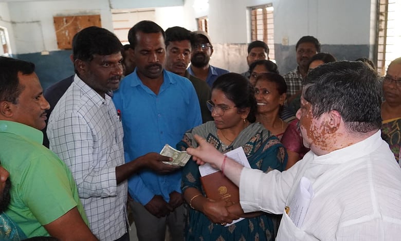 Telangana Minister pays surprise visit to school, addresses student woes