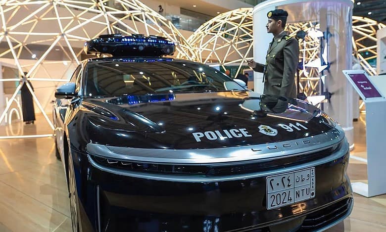 Saudi Arabia unveils first locally made Lucid electric car