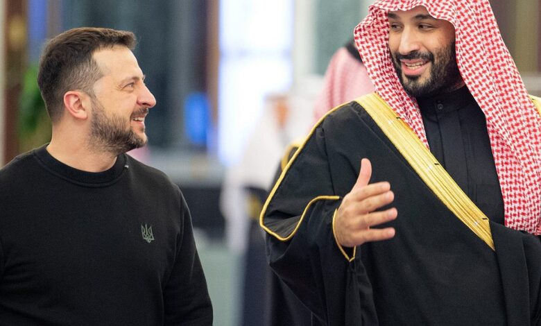Ukraine's President Zelenskyy meets Saudi Crown Prince in Riyadh