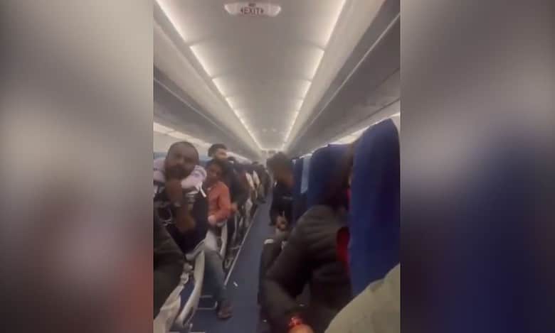 Video: Trembling passengers pray as IndiGo flight encounters turbulence