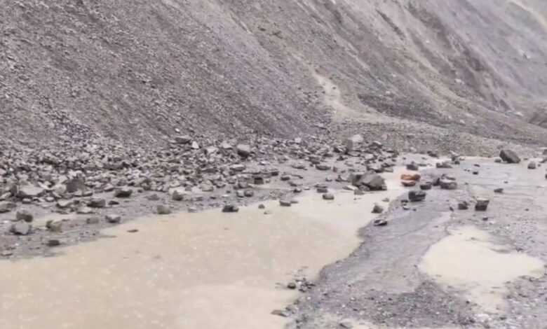 Jammu-Srinagar highway blocked for second day as landslides hit several places