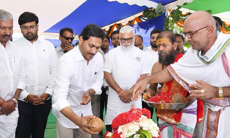 AP: Jagan releases Krishna water from Kuppam, says Naidu 'incapable'