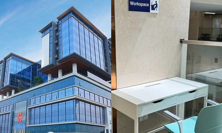 Hyderabad: Yashoda Hospital provides workspaces to patients attendants