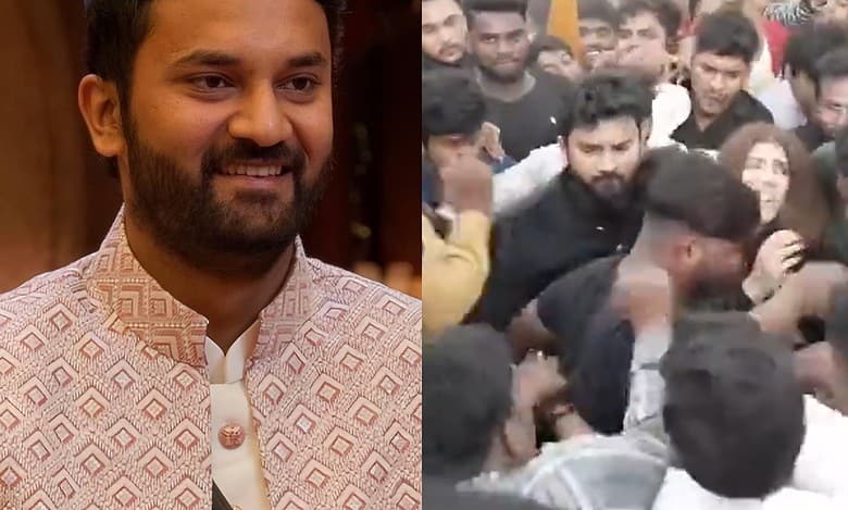 Arun Mashettey mobbed, falls badly in crowd, video goes viral