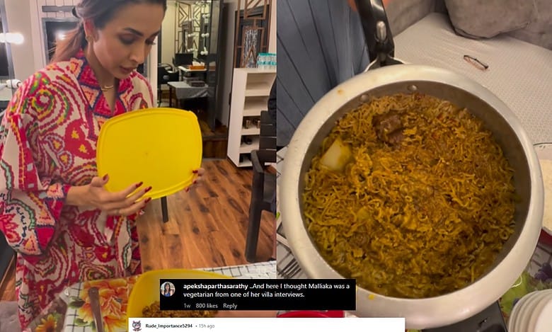 Vegetarian Malaika Arora enjoys mutton Yakhni Pulao, chicken