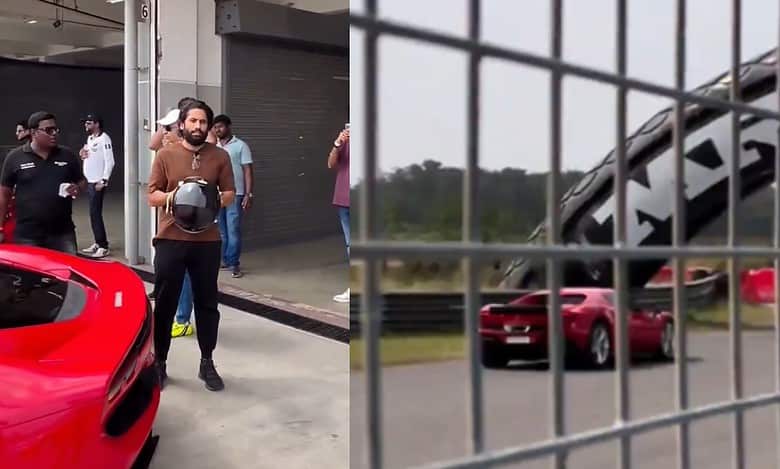 Watch: Naga Chaitanya takes his Ferrari for a spin