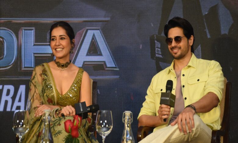 Sidharth Malhotra, Raashii Khanna at Taj Krishna, Hyderabad