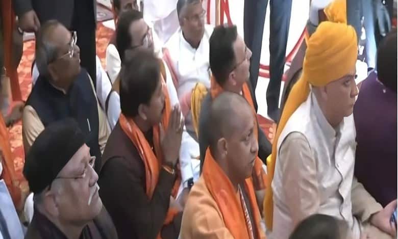 UP legislators offer prayers at Ram temple in Ayodhya, SP MLAs stay away