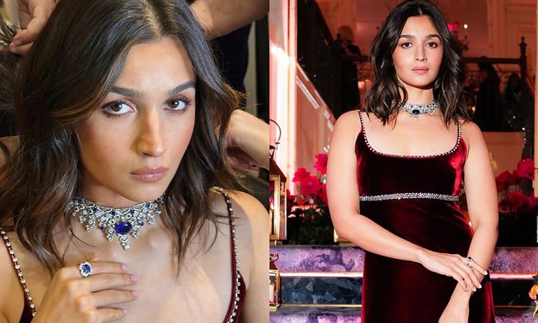 Pics: Alia Bhatt's Rs 20 crore diamond necklace trends online