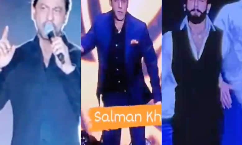 SRK delivers 'Mohabbatein' dialogue in Gujarati; Salman-Ranveer dance at Anant-Radhika's pre-wedding festivities