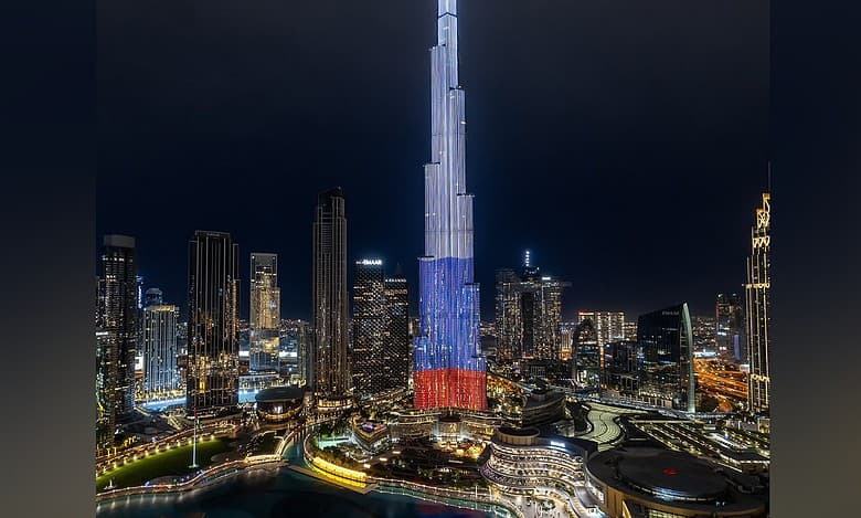 Iconic towers in UAE lights up in solidarity with Moscow terror attack victims