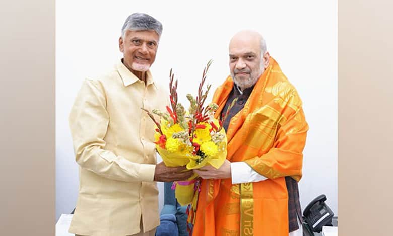 Shah, Naidu hold second round of talks over TDP-BJP alliance