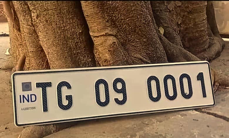 Fancy TG number plates sold for Rs 30 lakh in Hyderabad