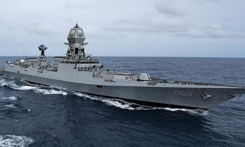 Gulf of Aden: Indian warship rescues 21 crew members of drone-hit vessel