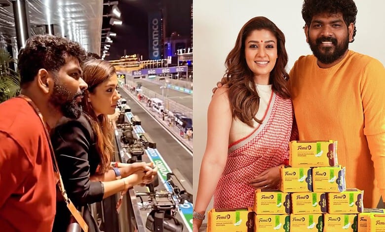 Nayanthara in Saudi Arabia with family for Formula 1 weekend; dismisses separation rumours