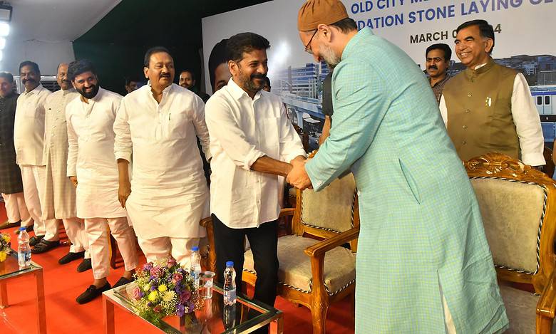 Telangana: Owaisi raises voice for 140 Cr Indians, says CM Revanth