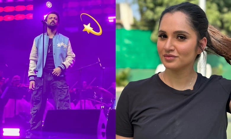 Sania Mirza attends Pak singer Atif Aslam's concert