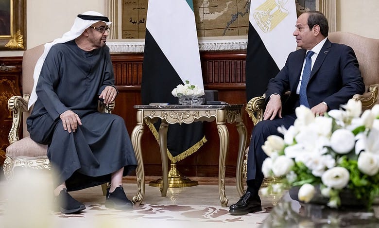 UAE, Egypt Presidents discuss bilateral relations, regional developments