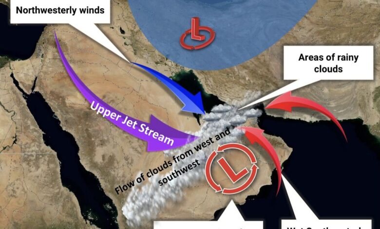 UAE weather forecast: Rain, strong winds expected from Sunday