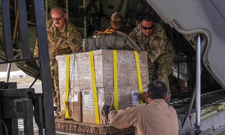 US, Jordan conduct joint aid airdrop to Gaza
