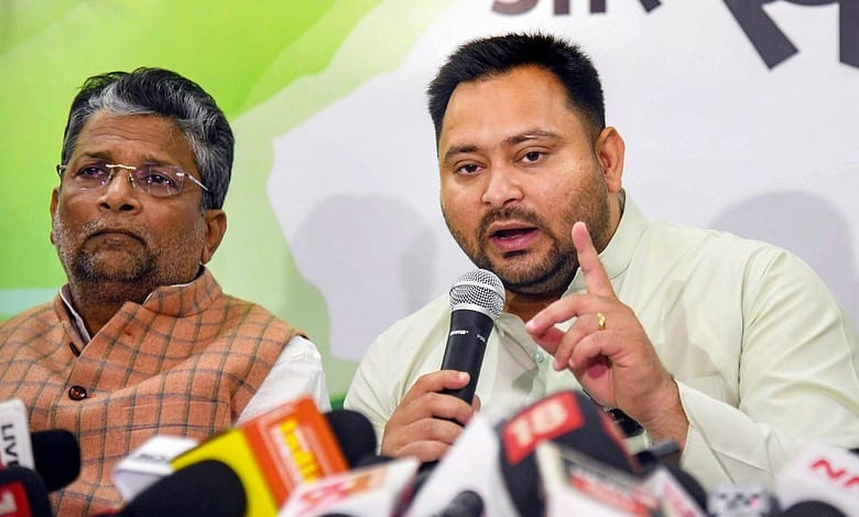 Tejashwi defends Lalu over 'Modi's family' remark