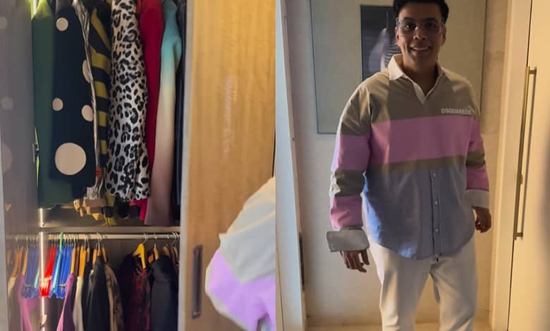 Watch: Farah Khan takes fans to Karan Johar's lavish closet tour