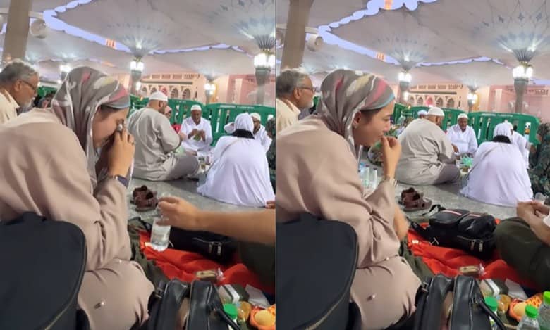 Gauahar Khan breaks down in Madinah, video goes viral
