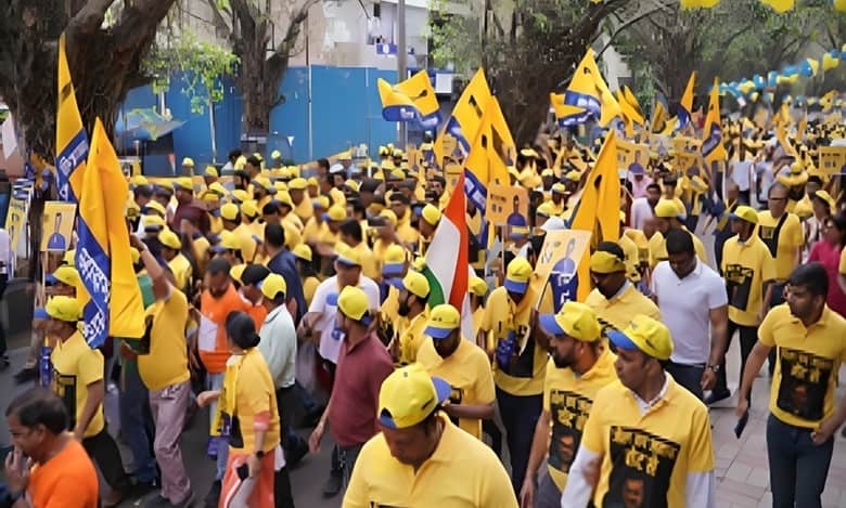 Walk for Kejriwal: AAP organises rally amidst Chief Minister’s legal woes