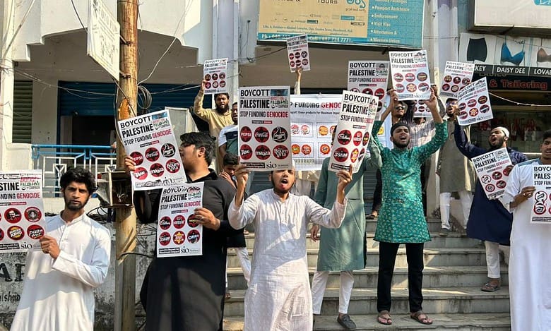 Hyderabad: Student body organises protest against Israel on Al-Quds day