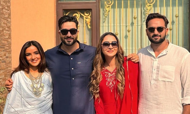 Aly Goni, Jasmin Bhasin shares cute Eid family pics in Kashmir