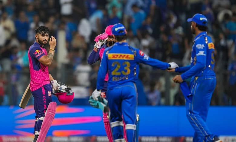 _Indian Premier League (IPL) 2024 cricket match between Mumbai Indians and Rajasthan Royals