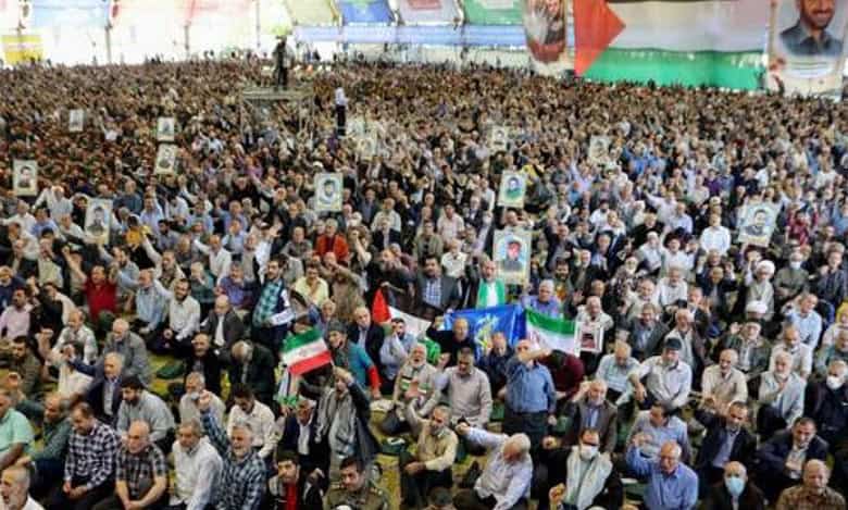 Rallies held in Iran to support last week's retaliatory strikes against Israel