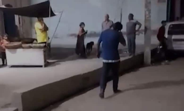 Man beats mother with stick