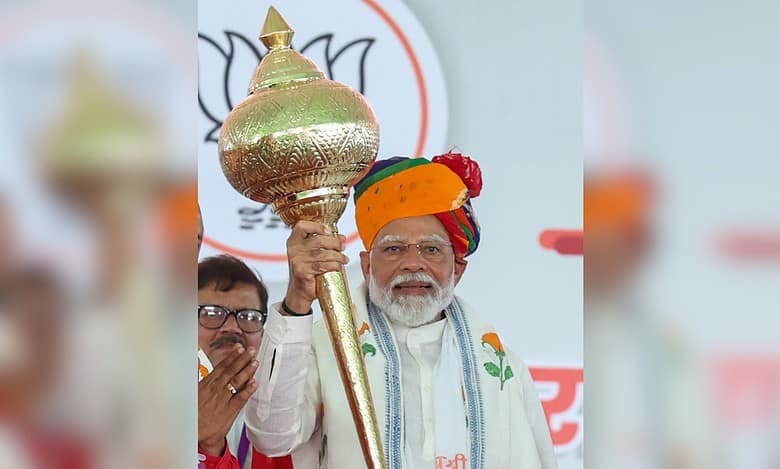 Even listening to Hanuman Chalisa becomes crime under Congress: PM Modi