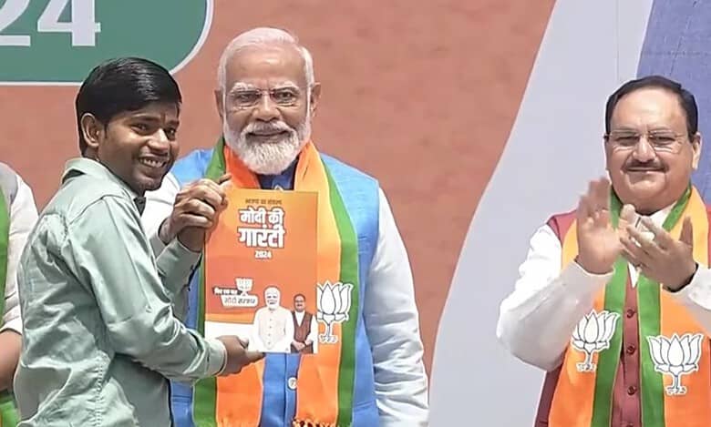 BJP unveils manifesto, says no difference between what we say and what we do