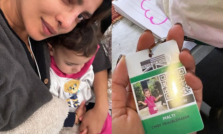 Priyanka Chopra daughter Malti Marie earns 'Chief Troublemaker' title