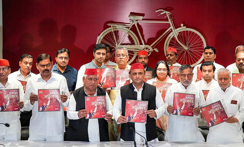 SP vows caste census, MSP guarantee, scrapping Agnipath in poll manifesto